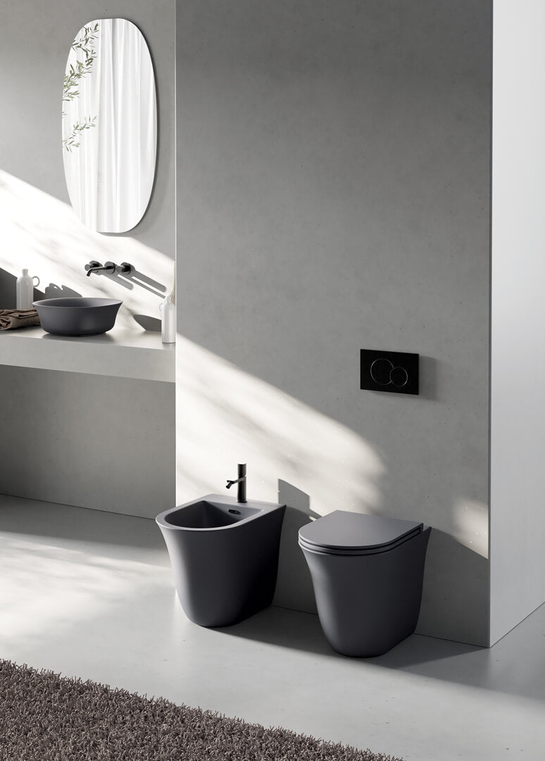 GSG FLUT BIDET A PAVIMENTO FILO MURO