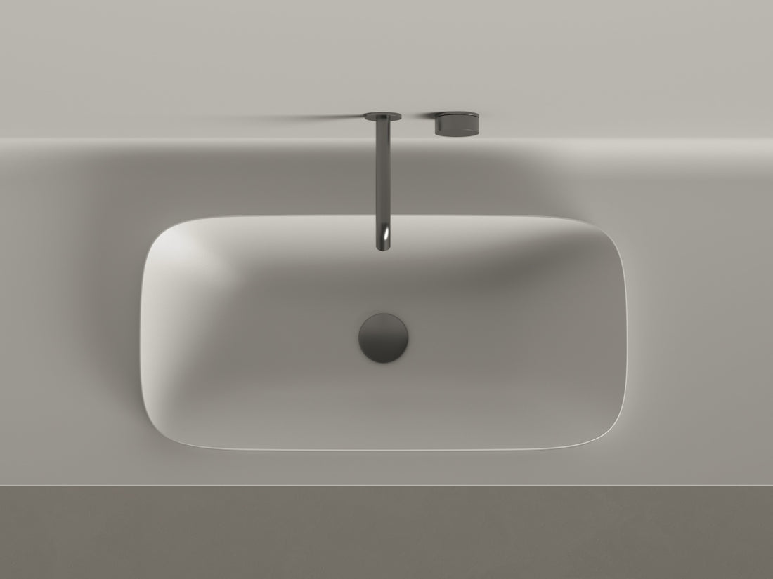 Lavabo Valdama Alveo 70 × 34 cm da incasso