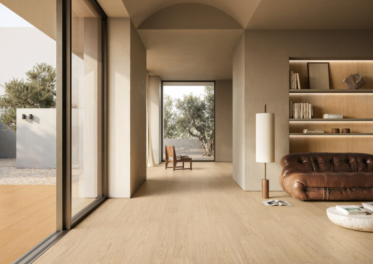 Ambiente con pavimento Ceramiche Caesar Pure