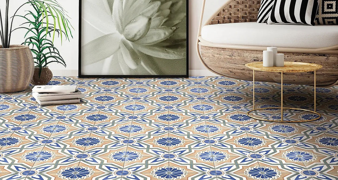 Xclusive Ceramica Caribbean – ambientazione con decoro Curacao