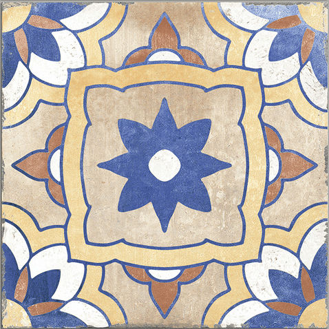 Xclusive Ceramica Caribbean – decoro Aruba 20,5×20,5 cm
