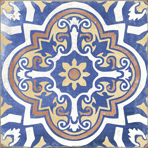 Xclusive Ceramica Caribbean – decoro Bermuda 20,5×20,5 cm