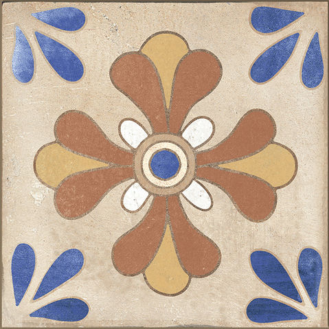 Xclusive Ceramica Caribbean – decoro Grenada 20,5×20,5 cm