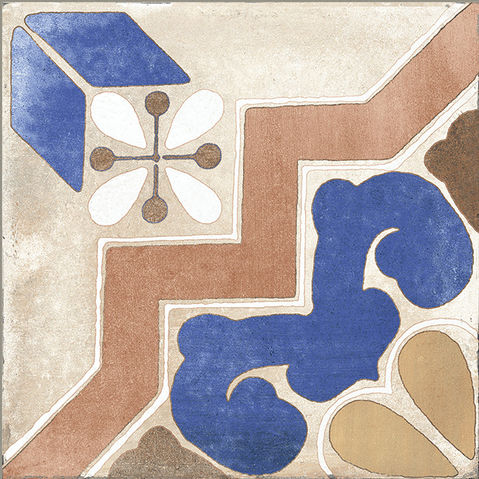 Xclusive Ceramica Caribbean – decoro Jamaica 20,5×20,5 cm
