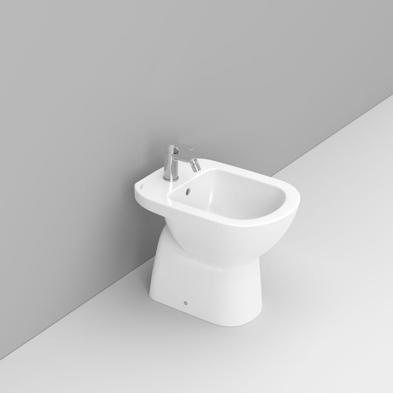 Bidet a terra Ceramica Dolomite Gemma2 D522401 bianco