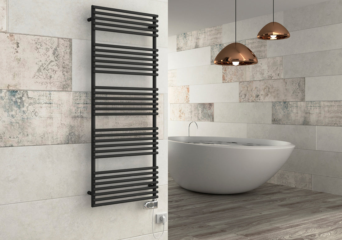 Scaldasalviette elettrico Cordivari Gloria 22 in ambiente bagno
