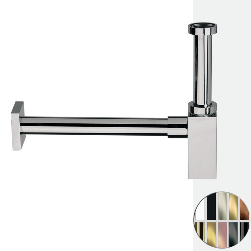 Sifone squadrato Daniel A740114 in ottone