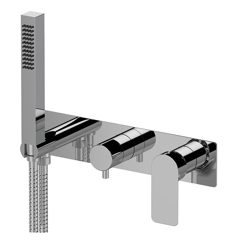 Miscelatore doccia incasso Daniel Ambition AI712D2WB a 2 vie