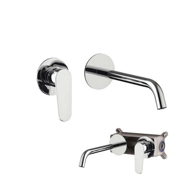 Miscelatore lavabo da incasso a parete DEMM Prae 0917