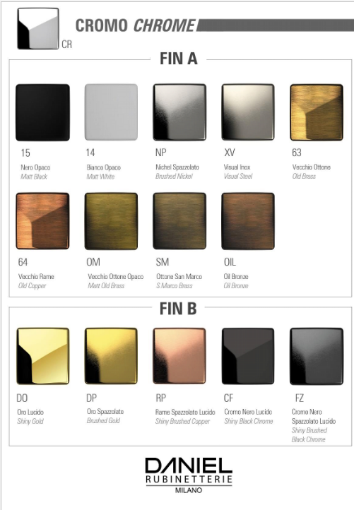 MISCELATORE LAVABO ALTO DANIEL TIARA