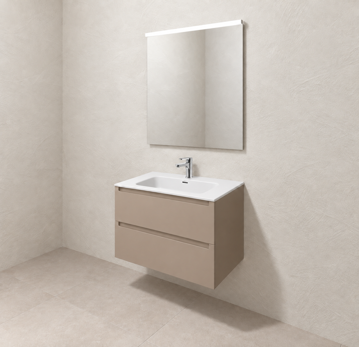 Mobile bagno MONTERREY 70 con lavabo LAGO – Macchiato — render illustrativo