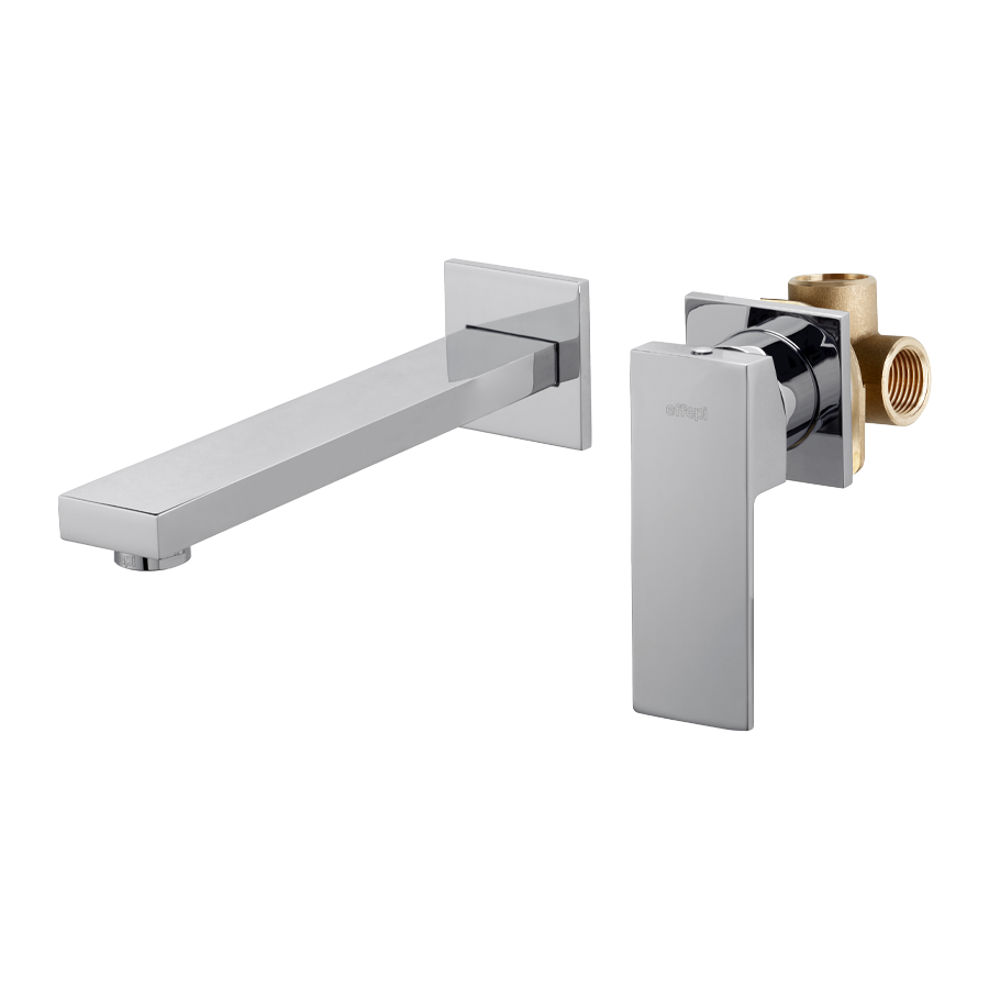 Miscelatore lavabo a parete Effepi H-Uno 20035-01 cromato