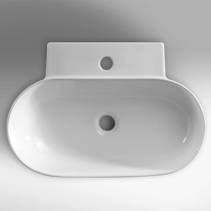 Lavabo da appoggio Nero Plus LA5 56 x 36 cm