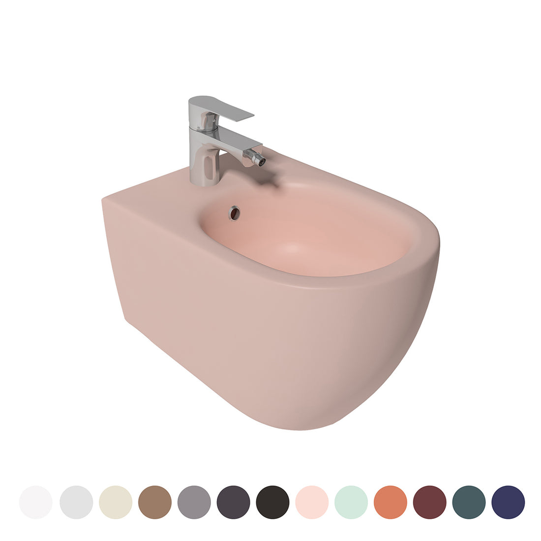 Bidet sospeso Nymo Infinity in 13 finiture