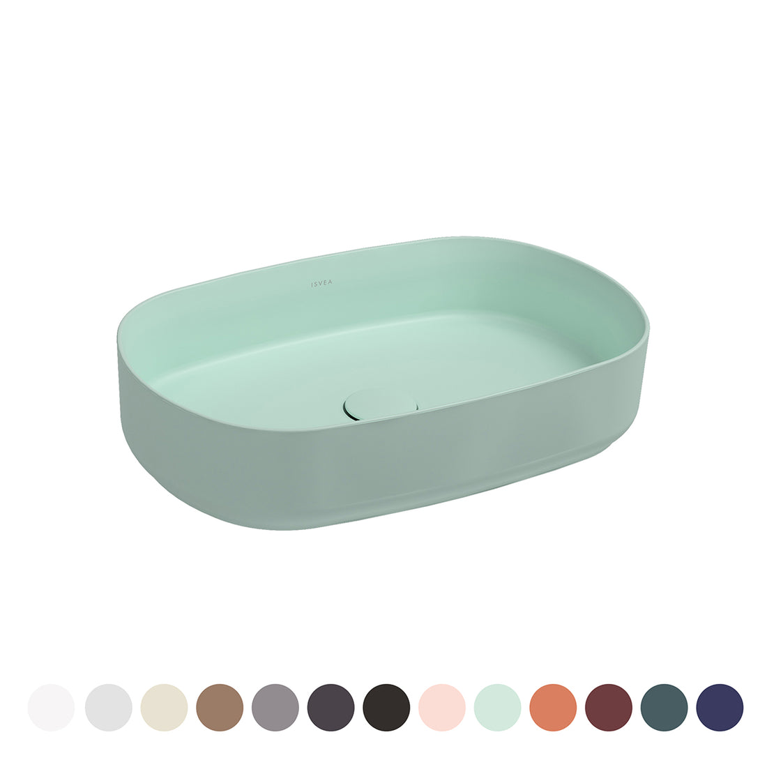 Lavabo da appoggio Nymo Infinity ovale 55×36 cm in 13 finiture
