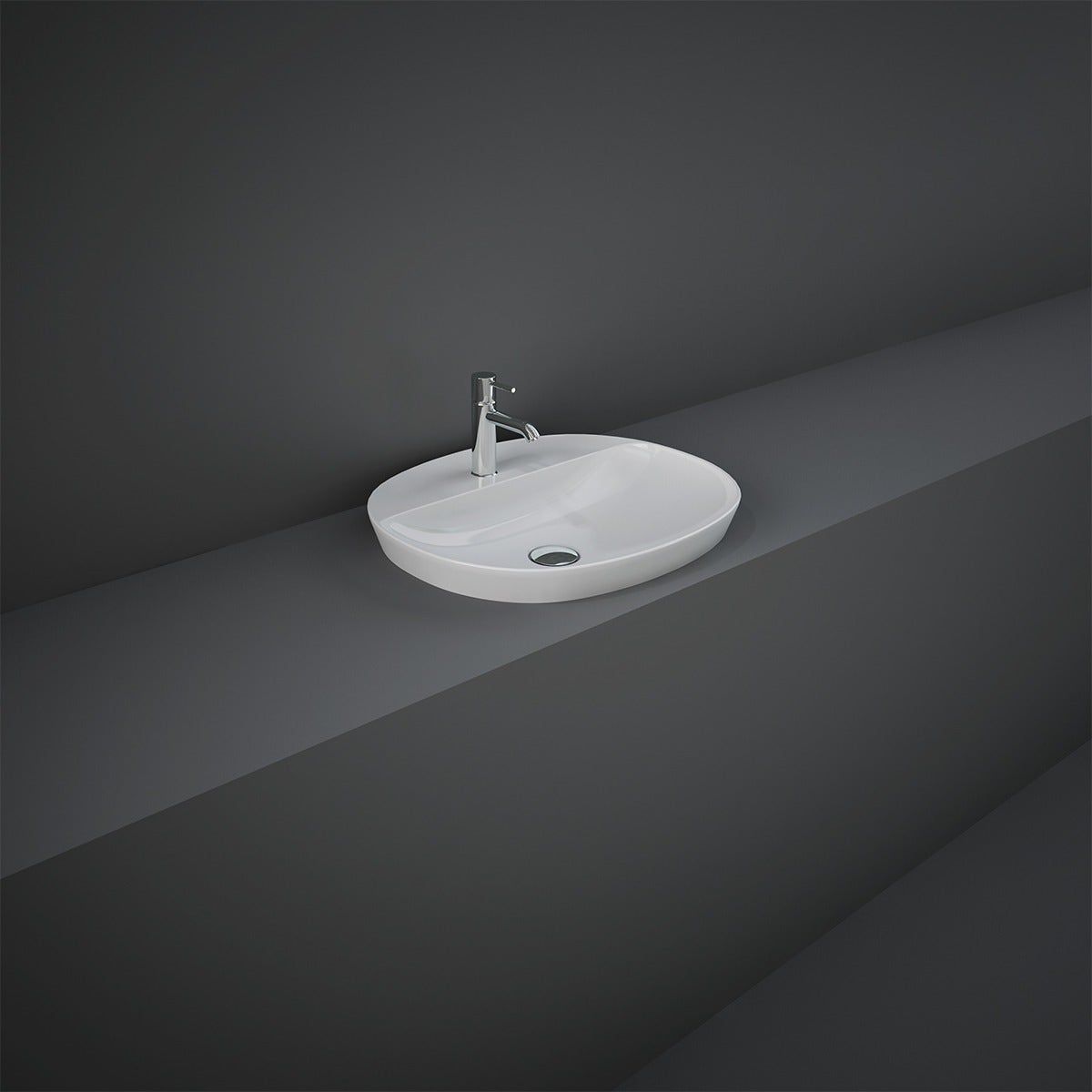 Lavabo RAK-Variant ovale 50×42 cm VARDI25001AWHA