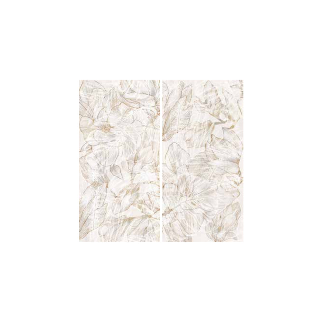 SK Ceramiche Metal decoro Fiore 60x120 cm